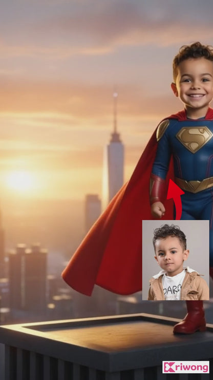 Turn Your Child Into The Star of Their Own Birthday Story - A Video Personalized Featuring Them as a Superhero, Princess, Pixar-Style, Fully Customizable